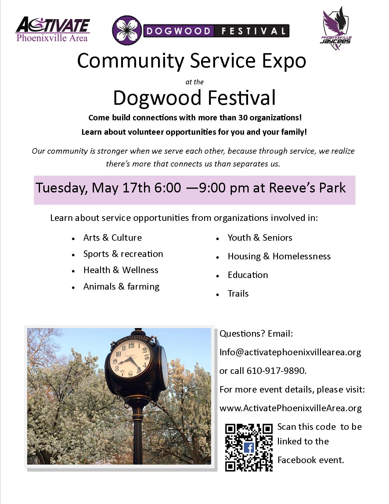 Community Service Fair at The Dogwood Festival