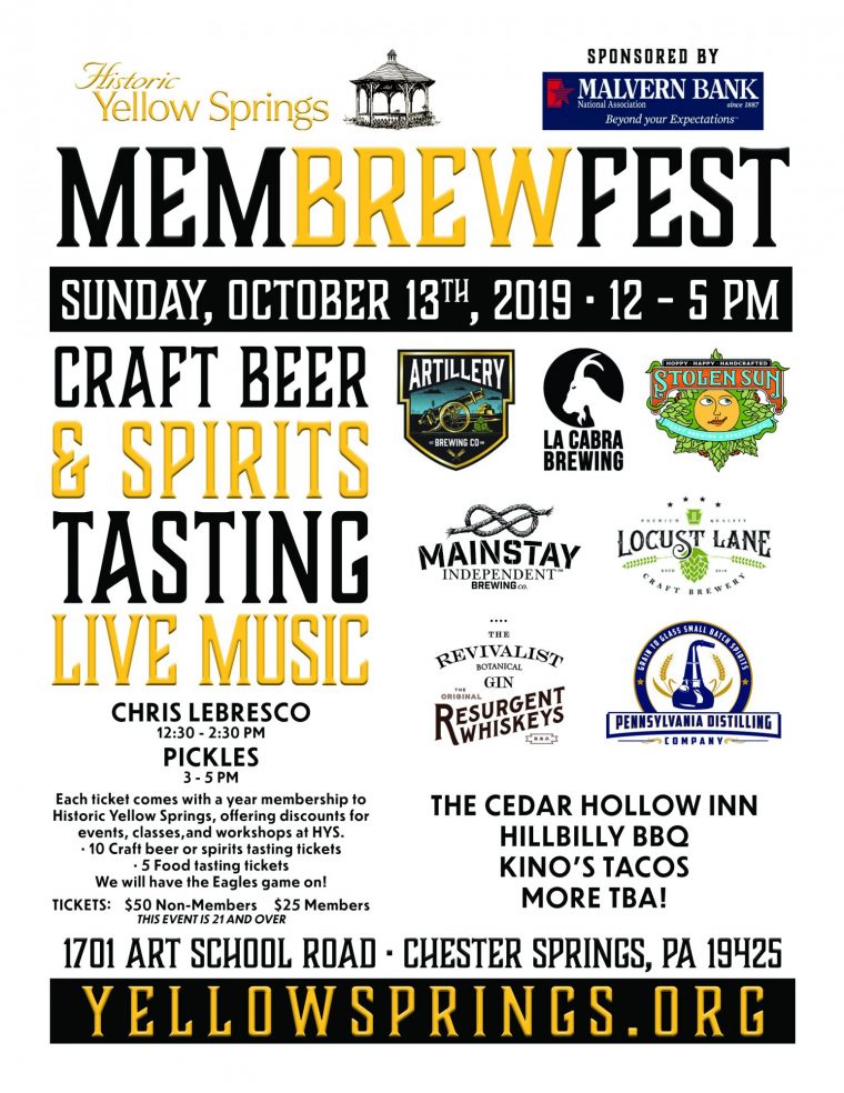 MemBREWfest at Historic Yellow Springs