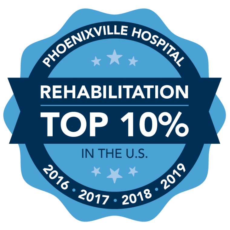 Rehabilitation at Phoenixville Hospital Recognized as One of the Top 10