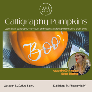 Basic Calligraphy Pumpkin Decorating Workshop