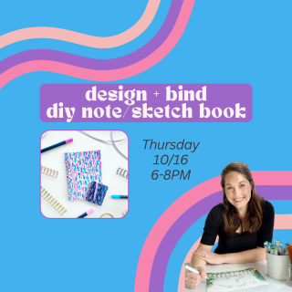 Design & Bind DIY Standard & Mini Notebook Workshop