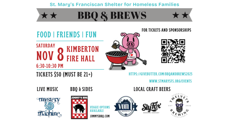 Sheltering Families – Building Futures- BBQ & BREWS