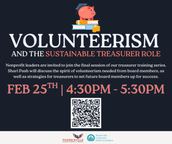 Nonprofit Roundtable: Volunteerism and the Sustainable Treasurer Role