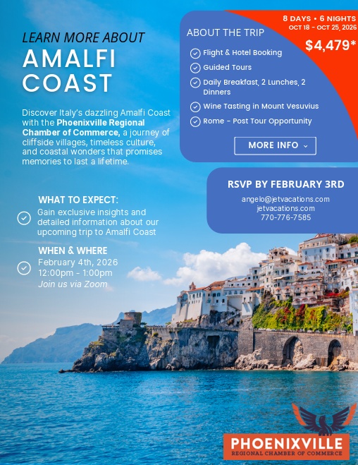 Discover the Amalfi Coast: Virtual Information Session