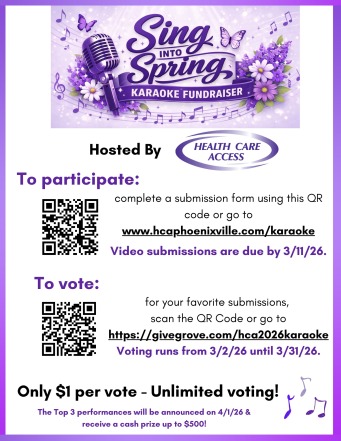 HCA Sing into Spring Karaoke Fundraiser
