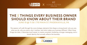 Lunch & Learn: The 5 Things Every Business Owner Should Know About Their Brand