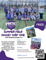 PMYC Summer Field Hockey Turf Time