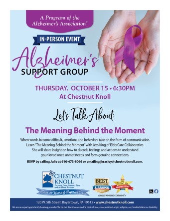 Alzheimer’s Support Group