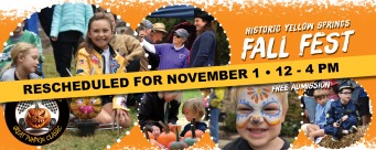 HYS Fall Fest & Yellow Springs Great Pumpkin Classic Rescheduled!